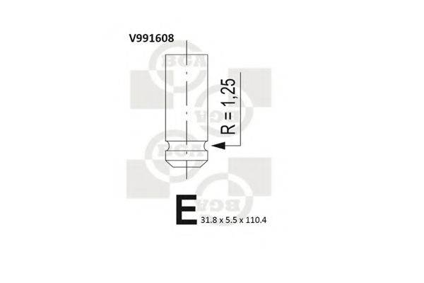 BGA V991608 Випускний клапан