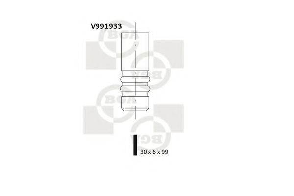 BGA V991933 Впускний клапан