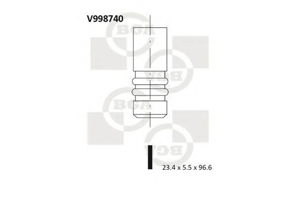 BGA V998740 Випускний клапан