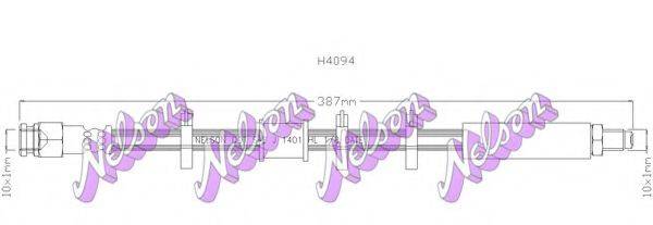 BROVEX-NELSON H4094 Гальмівний шланг
