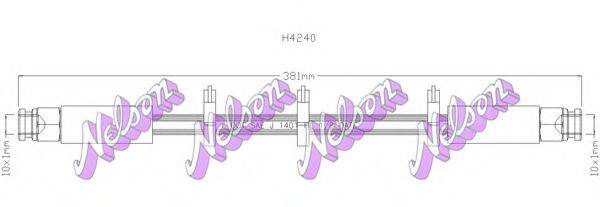 BROVEX-NELSON H4240 Гальмівний шланг