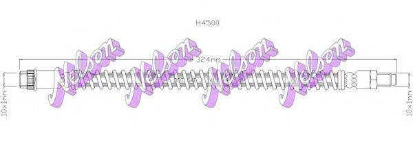 BROVEX-NELSON H4500 Гальмівний шланг