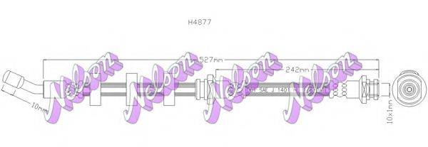BROVEX-NELSON H4877 Гальмівний шланг