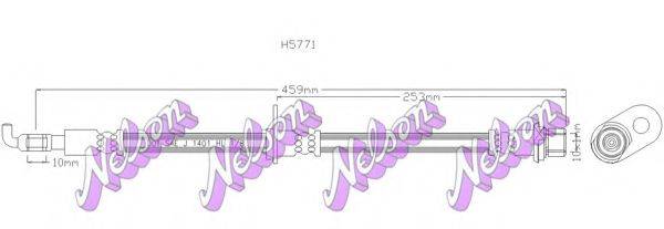 BROVEX-NELSON H5771 Гальмівний шланг