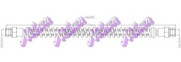 BROVEX-NELSON H6401 Гальмівний шланг