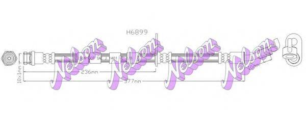BROVEX-NELSON H6899 Гальмівний шланг