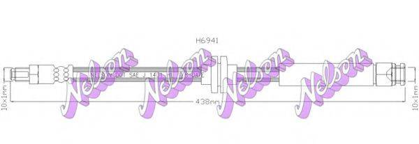 BROVEX-NELSON H6941 Гальмівний шланг
