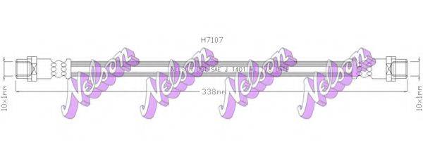 BROVEX-NELSON H7107 Гальмівний шланг