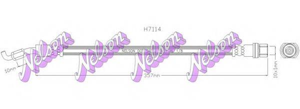 BROVEX-NELSON H7114 Гальмівний шланг