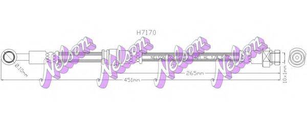 BROVEX-NELSON H7170 Гальмівний шланг
