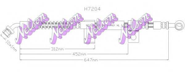 BROVEX-NELSON H7204 Гальмівний шланг