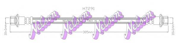 BROVEX-NELSON H7291 Гальмівний шланг