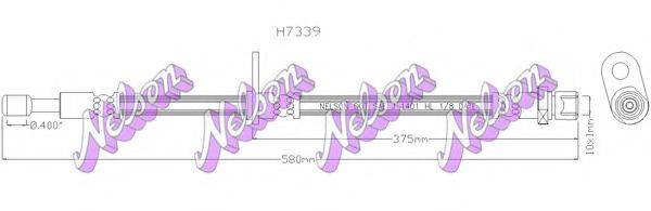 BROVEX-NELSON H7339 Гальмівний шланг