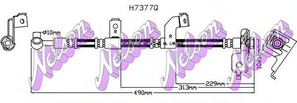 BROVEX-NELSON H7377Q Гальмівний шланг