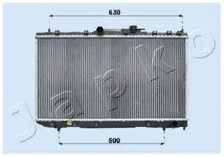 JAPKO RDA153007 Радіатор, охолодження двигуна