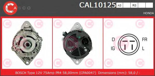 CASCO CAL10125AS Генератор