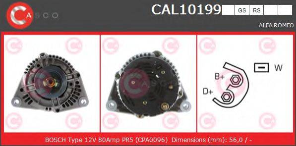 CASCO CAL10199RS Генератор