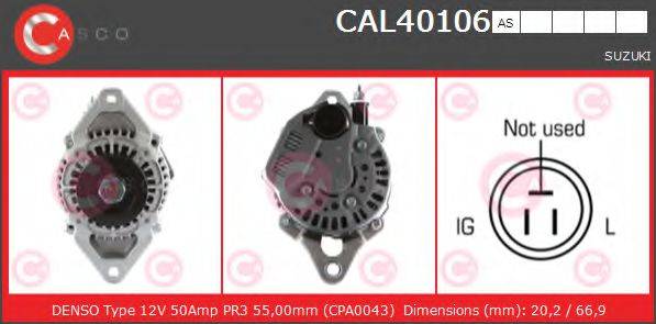 CASCO CAL40106AS Генератор