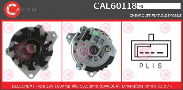 CASCO CAL60118AS Генератор