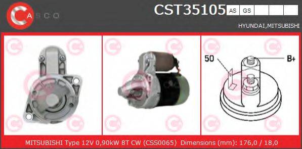 CASCO CST35105AS Стартер