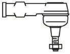 FRAP 1519 Наконечник поперечної кермової тяги
