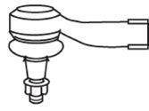 FRAP 4818 Наконечник поперечної кермової тяги