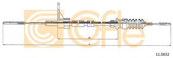 COFLE 110632 Тросик газу