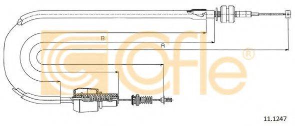 COFLE 111247 Тросик газу