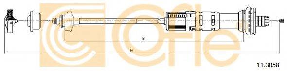 COFLE 113058 Трос, управління зчепленням