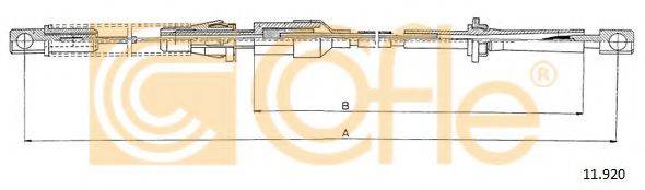 COFLE 11920 Тросик газу