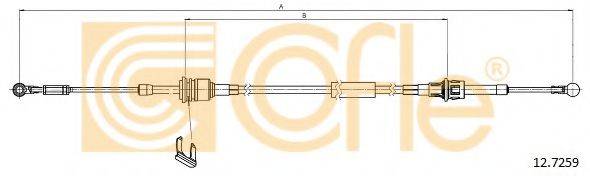 COFLE 127259 Трос, ступінчаста коробка передач