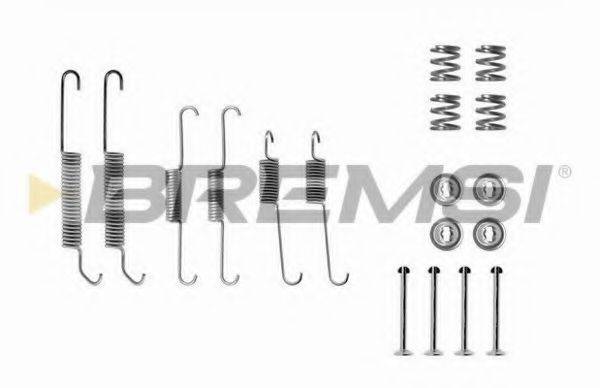 BREMSI SK0590 Комплектуючі, гальмівна колодка