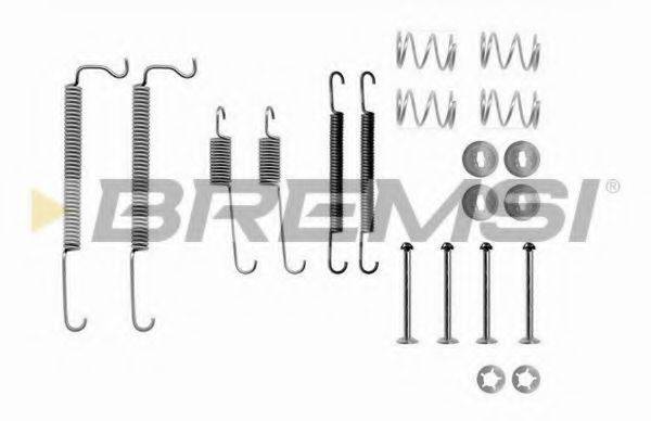 BREMSI SK0629 Комплектуючі, гальмівна колодка