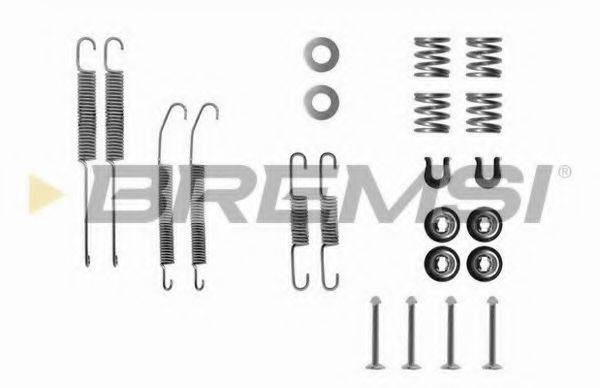 BREMSI SK0718 Комплектуючі, гальмівна колодка