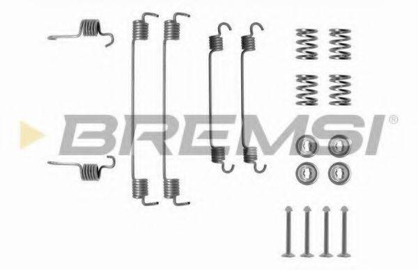 BREMSI SK0784 Комплектуючі, гальмівна колодка