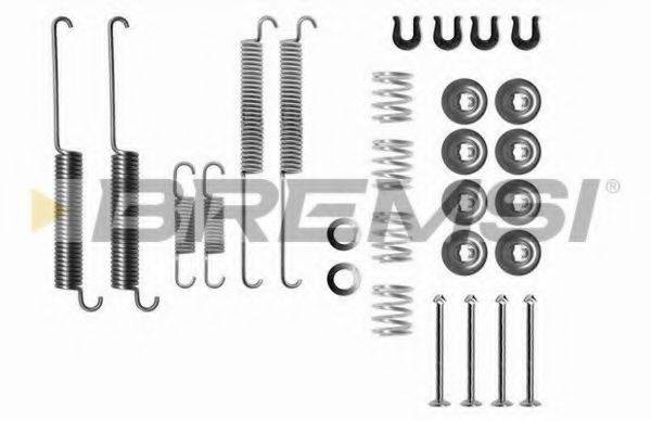 BREMSI SK0787 Комплектуючі, гальмівна колодка