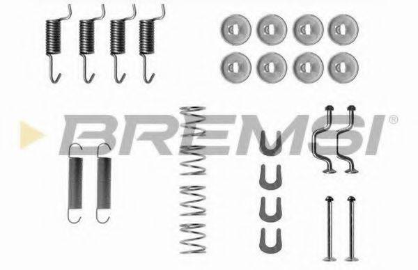 BREMSI SK0810 Комплектуючі, гальмівна колодка