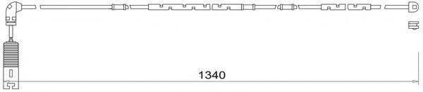 BREMSI WI0582 Сигналізатор, знос гальмівних колодок