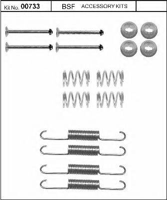 BSF 00733 Комплектуючі, стоянкова гальмівна система