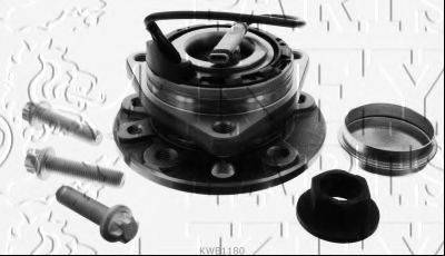 KEY PARTS KWB1180 Комплект підшипника маточини колеса