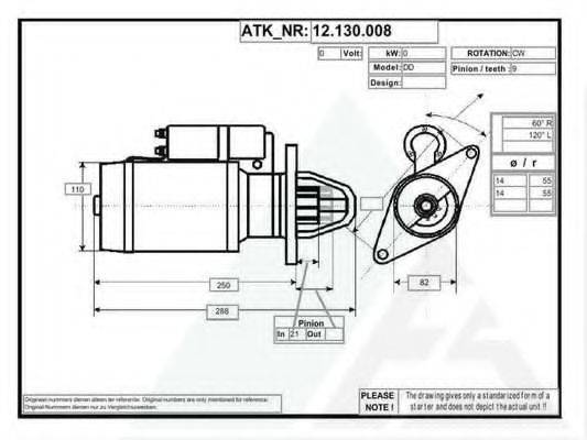 AES 14130200 Стартер