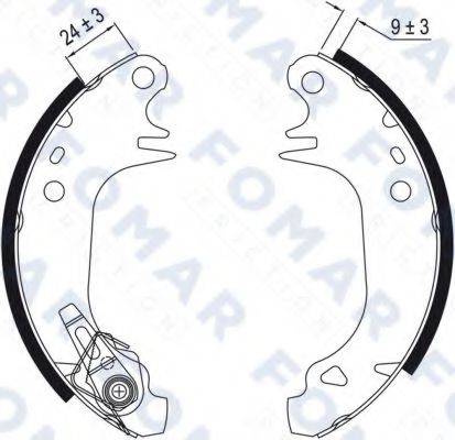 FOMAR FRICTION FO0508 Комплект гальмівних колодок