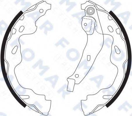 FOMAR FRICTION FO9086 Комплект гальмівних колодок