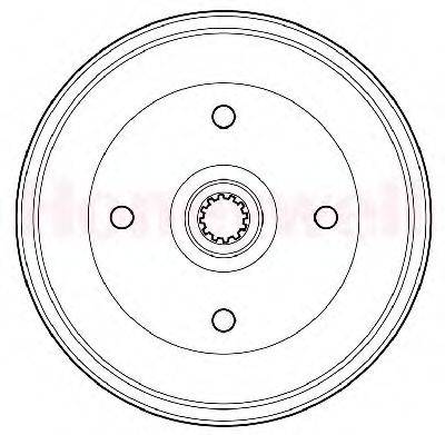 BENDIX 329124B Гальмівний барабан