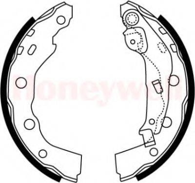 BENDIX 362425B Комплект гальмівних колодок