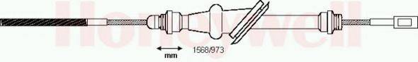 BENDIX 431080B Трос, стоянкова гальмівна система