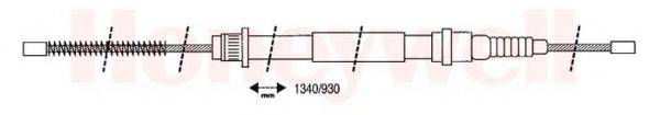 BENDIX 431095B Трос, стоянкова гальмівна система