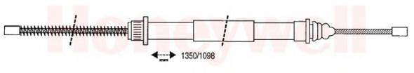 BENDIX 431122B Трос, стоянкова гальмівна система