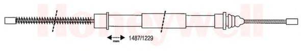 BENDIX 431127B Трос, стоянкова гальмівна система