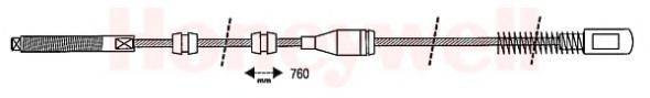 BENDIX 431190B Трос, стоянкова гальмівна система